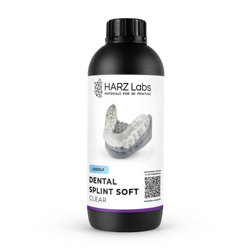 Смола Dental Splint Soft, цвет Clear