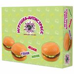 Игрушка-антистресс "БУРГЕР", 7 см, дисплей, JOLLY JOT (ДЖОЛЛИ ДЖОТ), 665799
