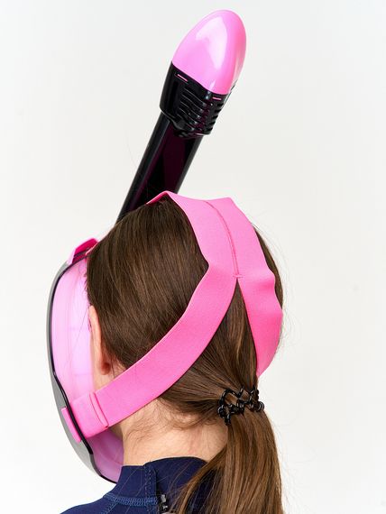 Маска полнолицевая Sargan Планета океан 2.0 черный/розовый