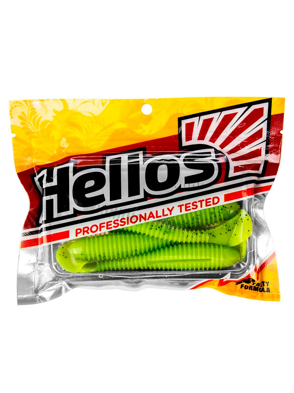 Виброхвост Helios Catcher 3,55"/9 см Black & Pearl 5шт. (HS-2-028)