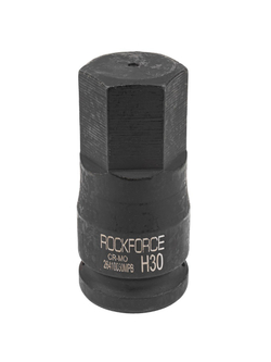 Головка-бита ударная 6-гранная 30мм, 3/4'' RockForce RF-26410030MPB