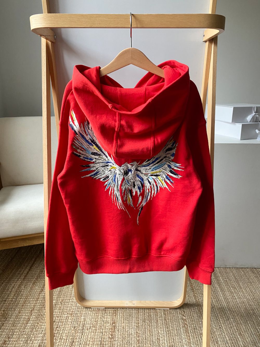 Новая хлопковая толстовка Zadig&Voltaire, 140