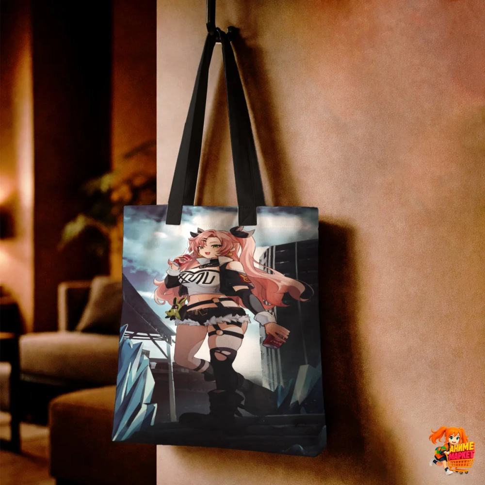 Сумка шоппер с принтом Zenless Zone Zero