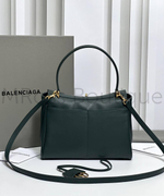 Сумка Rodeo Balenciaga женская темно-зеленая из кожи