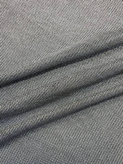 Сетка вискоза с п/э Dior серебристая