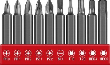 ЗУБР ViX-T 3.6 В, аккумуляторная отвертка-трансформер, кейс, 10 бит (ЗО-ЕМ-3.6 Ли)