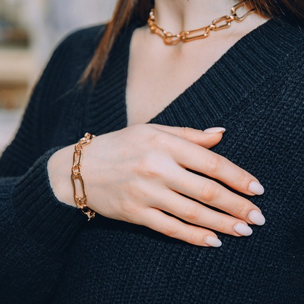 Колье Fiore Luna Quadro BL6002 G