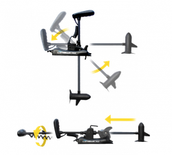 Электромотор Haswing Cayman B 55 lbs GPS NEW с функцией якоря 55Lbs / 12В / 137см