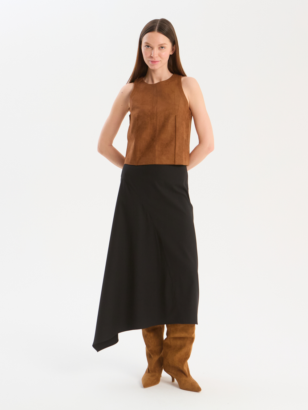 Юбка с воланом