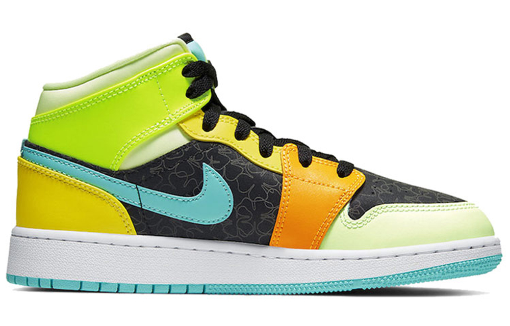 Jordan 1 Mid SE Aurora Green GS