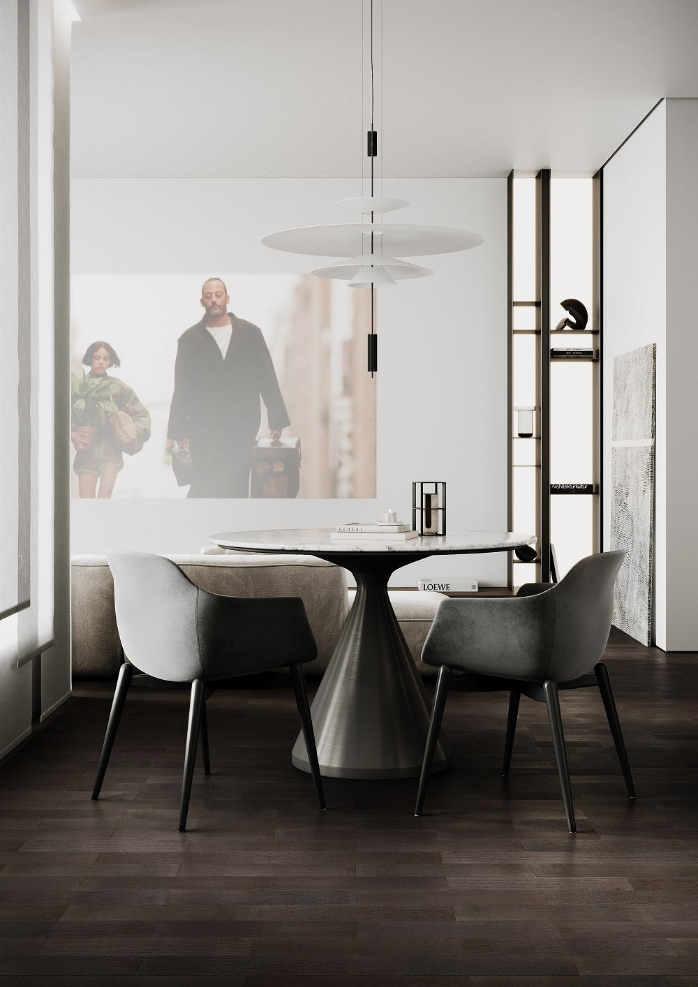 Кварцевый паркет Quartz Parquet Штучный паркет Дуб Смоляной 44-1258-01 5/0,6 мм