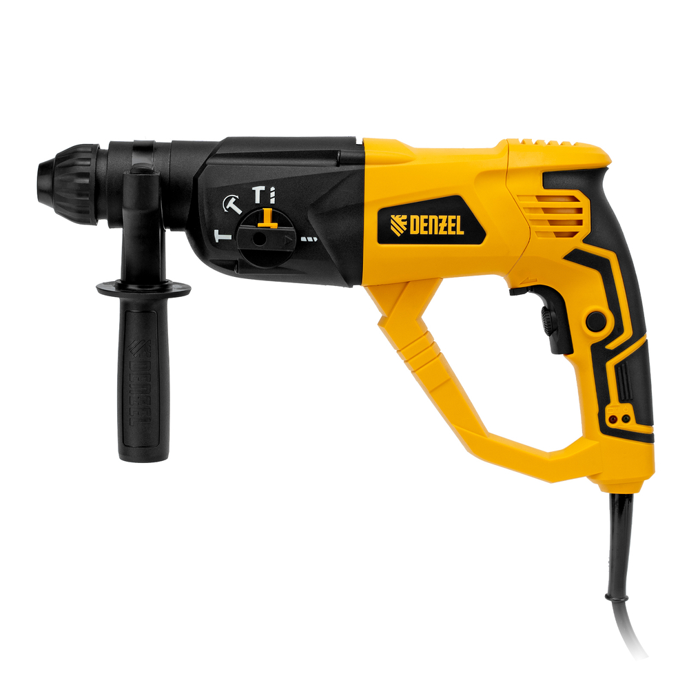DENZEL Перфоратор электрический RH-1050-26 SDS-plus 1050Вт 3.2 Дж 3 + 1 режим
