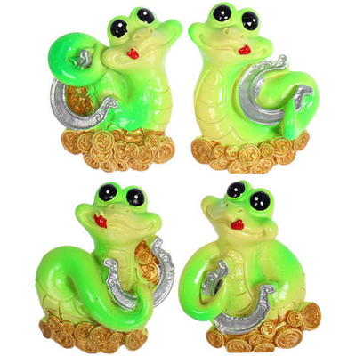 Магнит «Веселая змейка» 4*5,5 см, микс