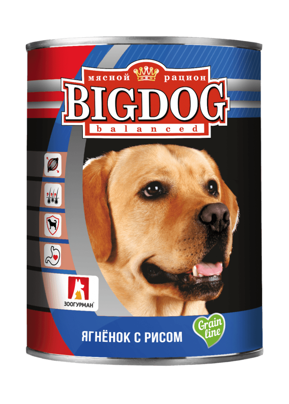 Зоогурман корм консервированный для собак big dog