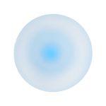 Голубая светящаяся в темноте анальная втулка 12,5см ToyFa Beyond Namor Glow 873007