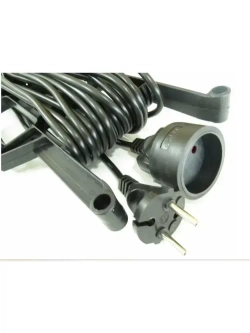 Удлинитель на рамке уличный силовой для сварки ПВС 2х1.5 мм 50 метров, 1 гнездо черный