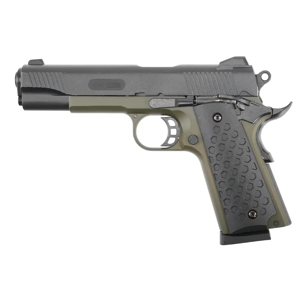 Пистолет сигнальный KURS К1911 Classic 10ТК, хаки