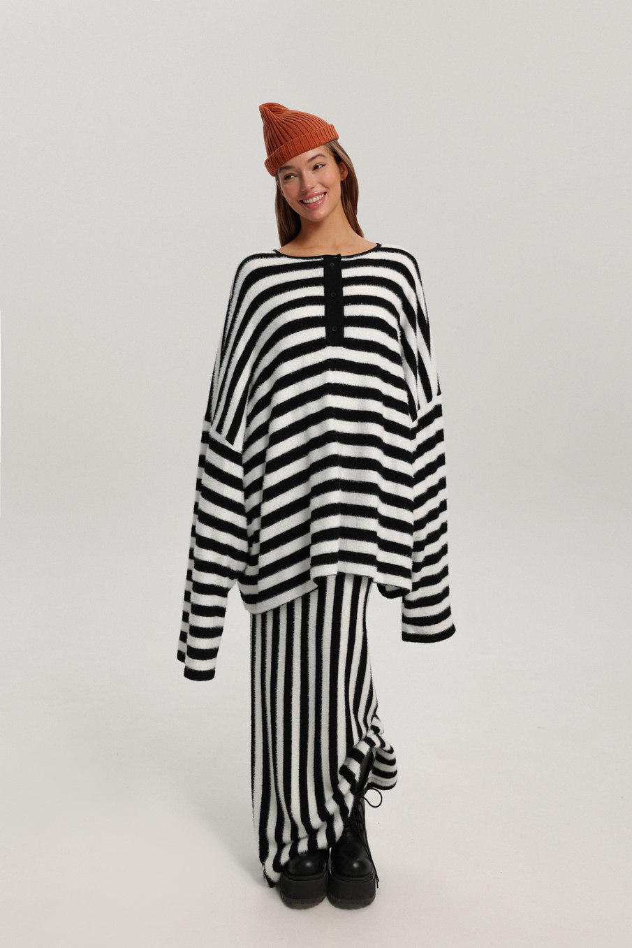 Юбка в полоску