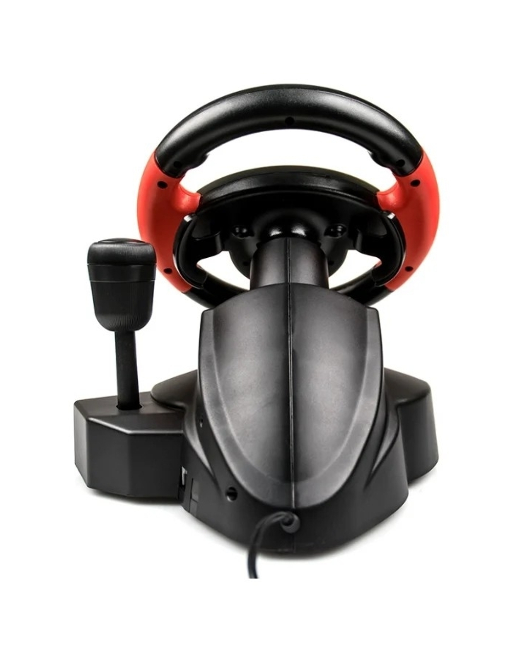 Руль игровой Dialog Игровой руль GW-225VR E-Racer - вибро, 2 педали + рычаг, PC USB / PS4&3 / XB1&360 / Android / Switch