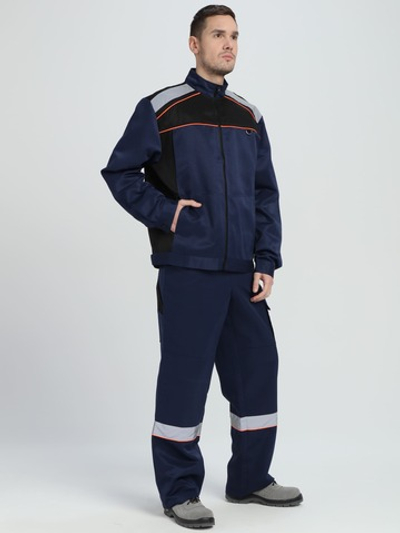 Костюм Практичный-2 СОП CH (тк.Смесовая,210) п/к, т.синий/черный