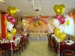 Свадебное оформление воздушными шарами