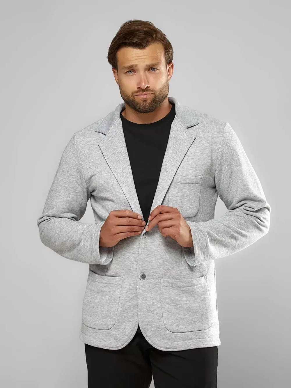 Пиджак-блейзер без подкладки со шлицей