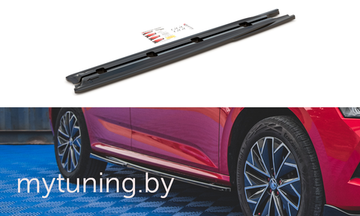 Сплиттеры накладок на пороги для SKODA Kamiq (19-...)