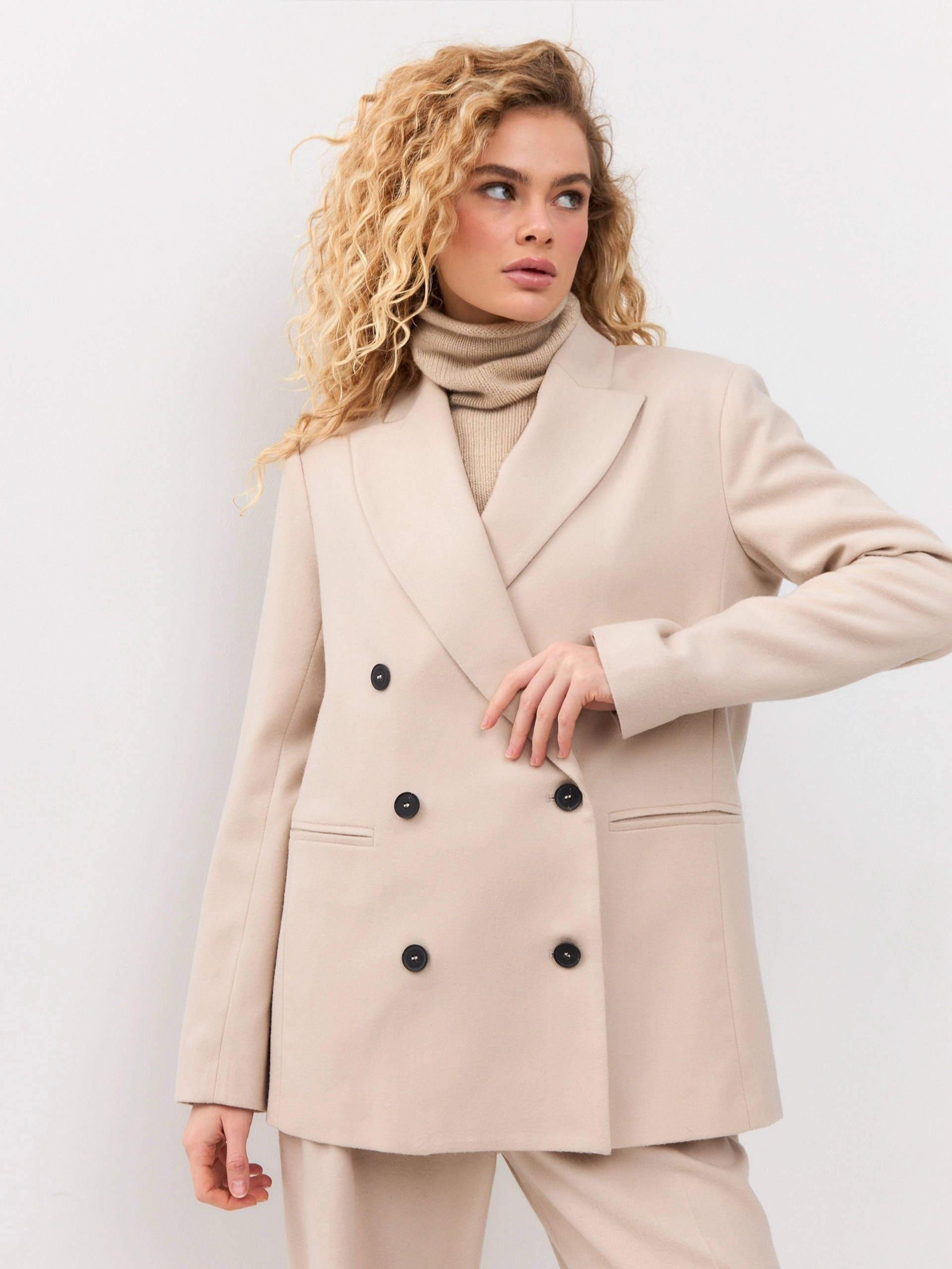 Жакет из шерсти и кашемира