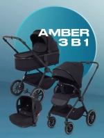 Коляска 3 в 1 MOWBaby Amber