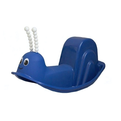 Пластиковая качалка "Улитка" (синий). 333-С (Р.с.)