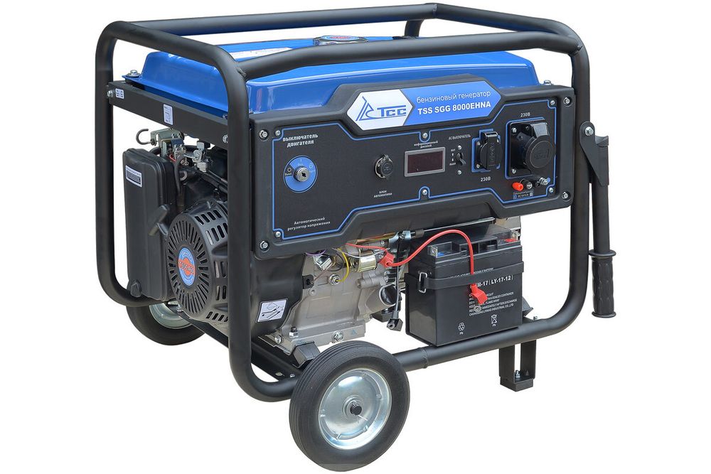 Бензогенератор TSS SGG 8000EHNA в погодозащитном кожухе МК-1.1 - [7.8 кВт / 33.9 А]
