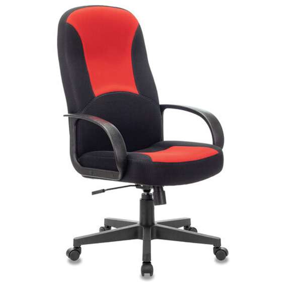 Кресло офисное BRABIX &quot;City EX-512&quot; черное/красное
