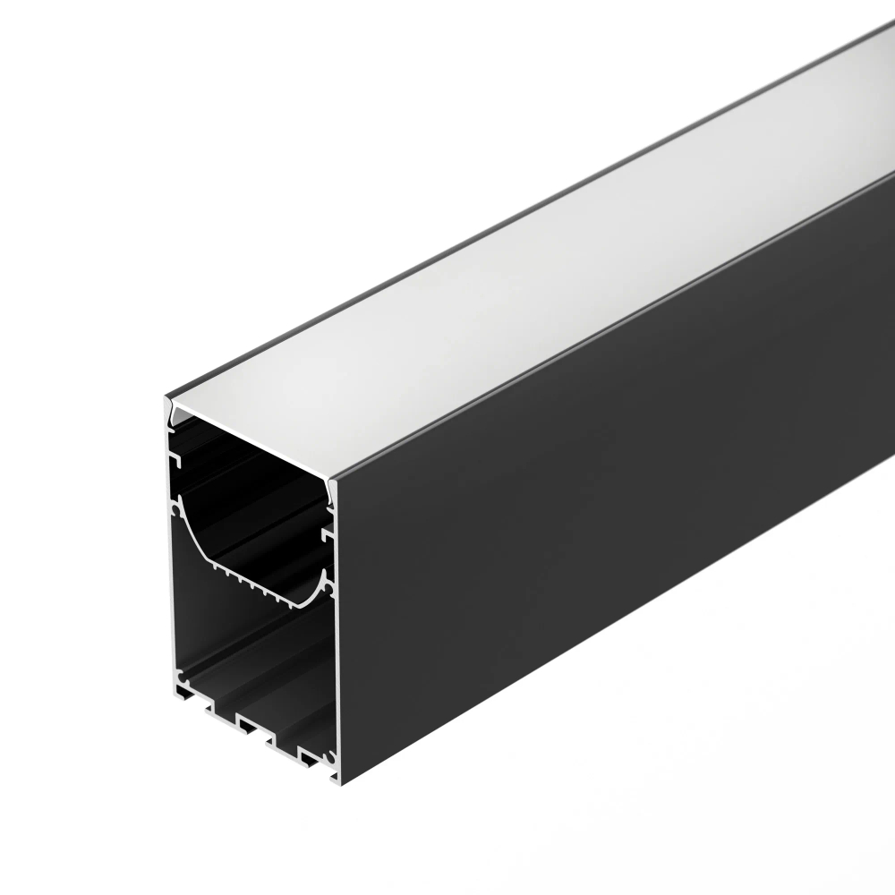 Профиль LINE-S-5075-2500 BLACK (Arlight, Алюминий) 041848