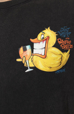 Футболка MC Saint Barth CPT Ducky Papero черный варенка