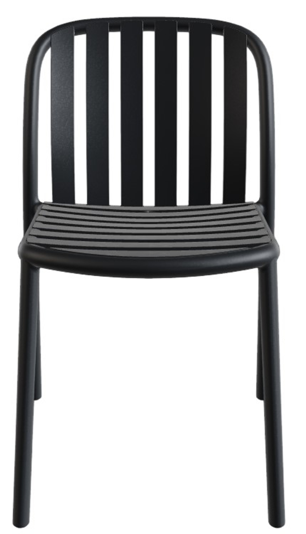 Стул пластиковый Papatya Galata-S, антрацит