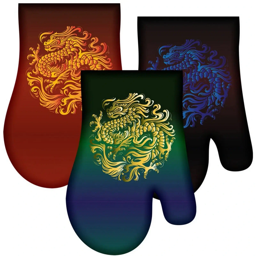 Прихватка-рукавица «Лунный Дракон» 17*27см