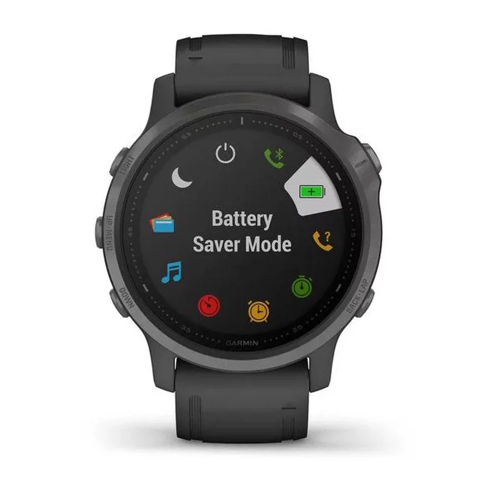 Смарт-часы Garmin Fenix 6s Sapphire, серый DLC, 010-02159-25