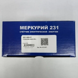 Счетчик Меркурий 231 AM-01 5-60A трехфазный однотарифный 2025г Инкотекс