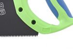23809 Ножовка по дереву "Зубец", 350мм, 7-8 TPI, зуб 2D, кал.зуб, защ. покр., 2-х комп. рук-ка Сибртех