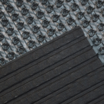 Коврик 45*60см "Травка" щетинистое покрытие, серый