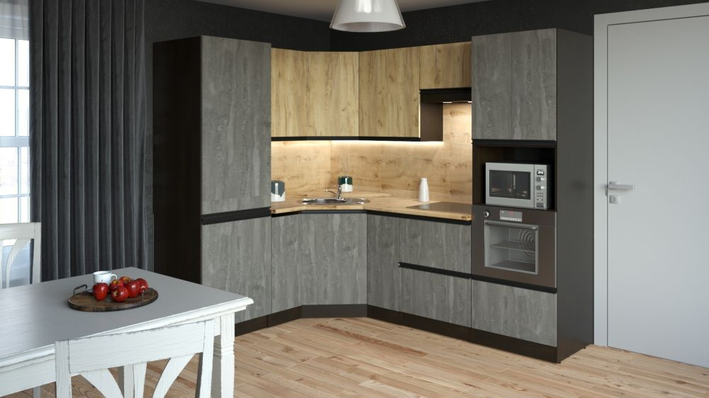 Кухонный гарнитур Адажио оптима 1800мм*2400мм