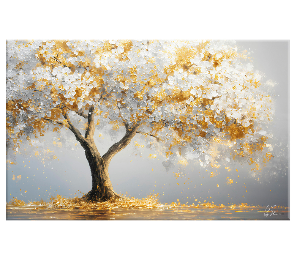 Картина на холсте Golden Tree/Золотое дерево