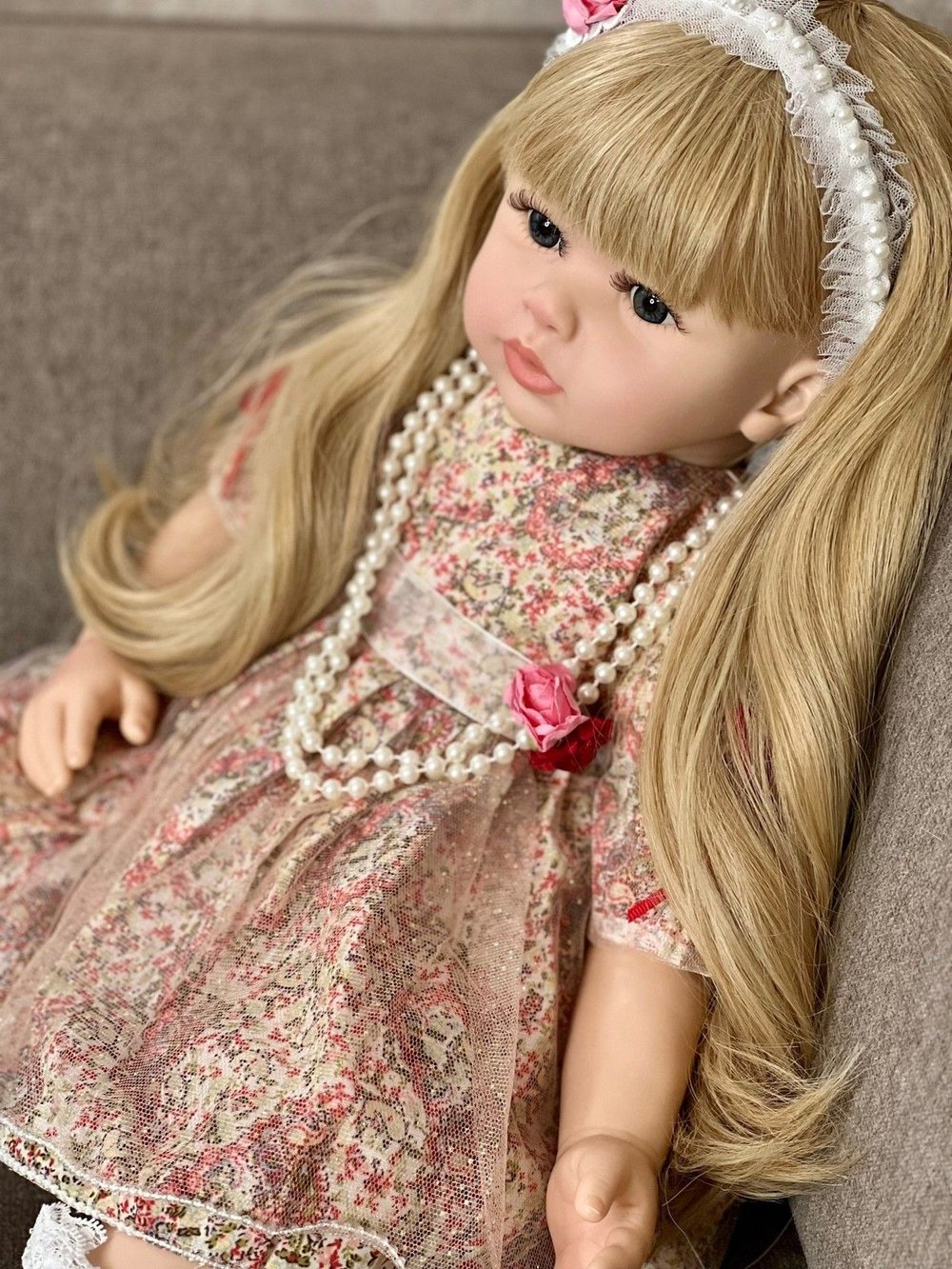 Кукла Реборн мягконабивная 60см в пакете (FA-275)