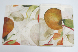 Скатерть 170х170 Tessitura Toscana Telerie Calvados Cream Италия картинка