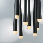 807087 Подвес PUNTO 8х25W G9 ХРОМ/ЧЕРНЫЙ/БЕЛЫЙ