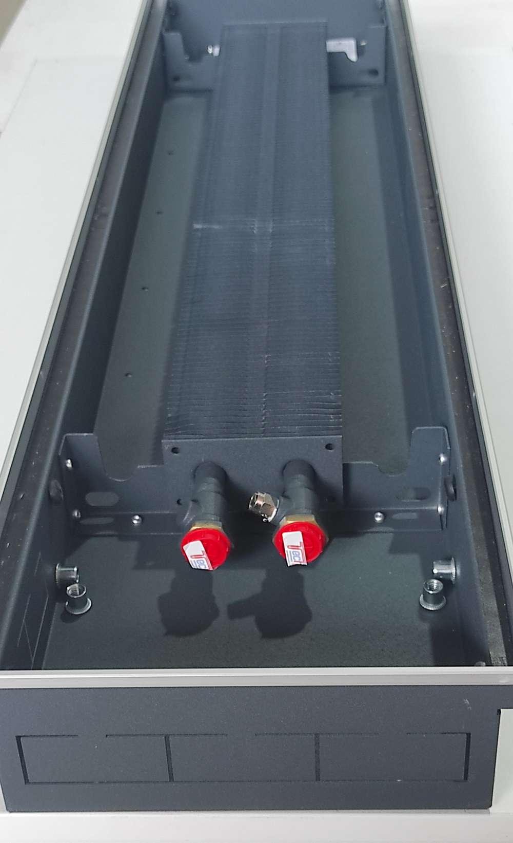 Внутрипольный конвектор Usual KVZ 250-85-1100 с естественной конвекцией