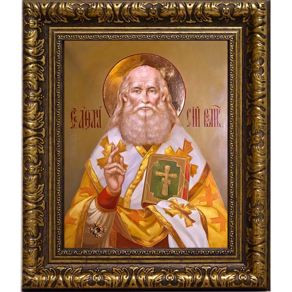 Афанасий Великий Александрийский  Святитель. Икона на холсте.