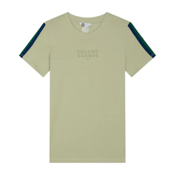 Женская теннисная футболка Roland Garros Color Lines - green