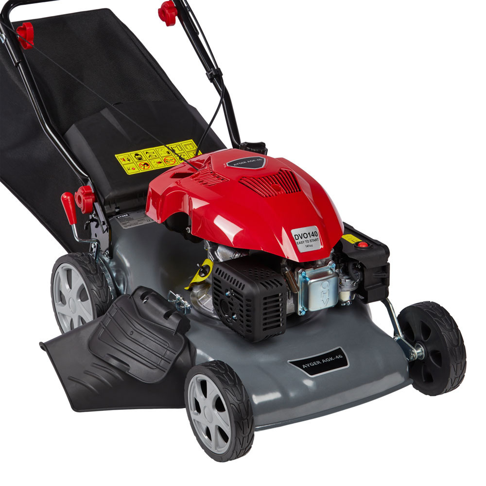 Газонокосилка бензиновая несамоходная AYGER AGK-46