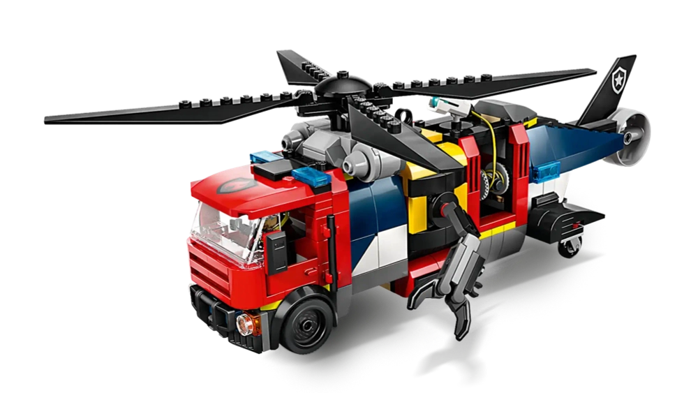 Конструктор LEGO City 60462 Вертолет, пожарная машина и подводная лодка